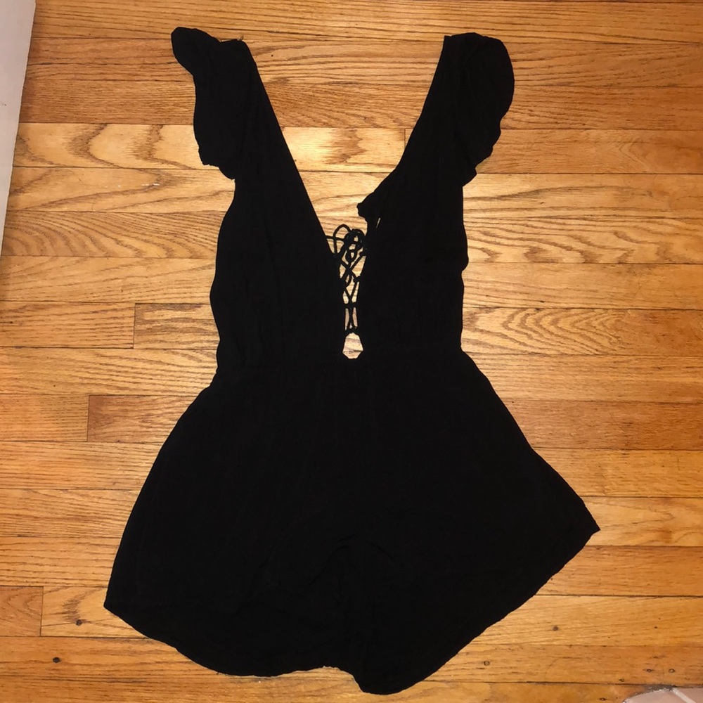 Black Medium Romper from Blush Boutique